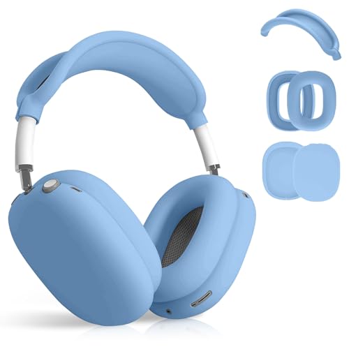 AirPods Max 2 /Max �Ή��C���[�J�b�v �J�o�[ +�w�b�h�J�o �N�b�V����+ �ی�P�[�X�yHUKWIMO�z ���R��h�~ PU���U�[ �򉻖h�~ �h�o �����h�~ ���h�~ ���􂢉\ ��� �􂦂� �[�t�� 3�Z�b�g [�X�J�C�u���[ �V?]