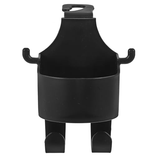 LIGHTAOTAO Portavasos Multifunción para Coche Gancho y Caja de Almacenamiento de Plástico, Instalación Fácil para Asiento Trasero, Soporte para Bebidas y Teléfono Móvil