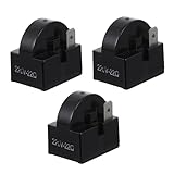 NUOBESTY 3 Stück Teiliges Kühlschrank Startrelais Pin Ohm Ptc Starter für Kühlschrank Gefrierschrank Kompressor Ersatzteile Robust und Installieren