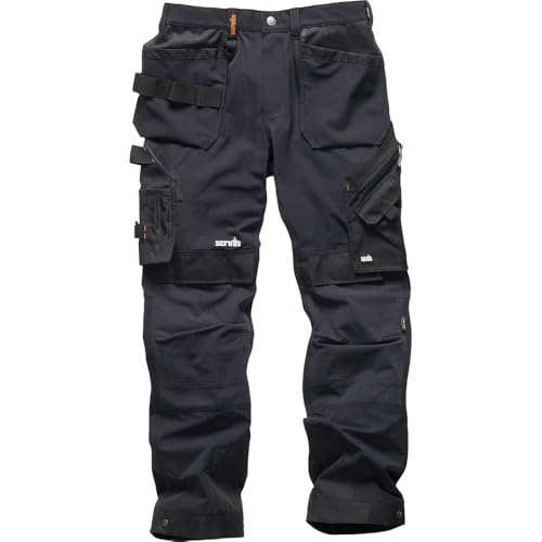 Pantalon de travail homme Scruffs Pro Flex Plus cargo multipoches résistant