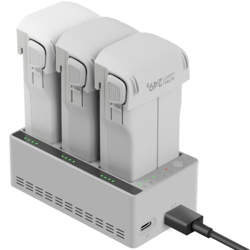 Cargador rápido de 3 puertos para DJI LITOX1 ideal para tus viajes y rutas
