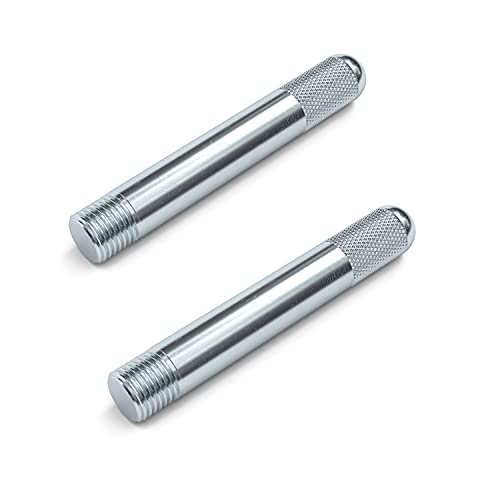 Steel Wheel Hanger Alignment Pin Guide Tool – Metric 14×1.5 Threads – Wheel Lug Bolt Automotive Mechanic Tool Compatible with Audi VW Volkswagen Mercedes Benz Porsche – Pack of 2, M14x1.5