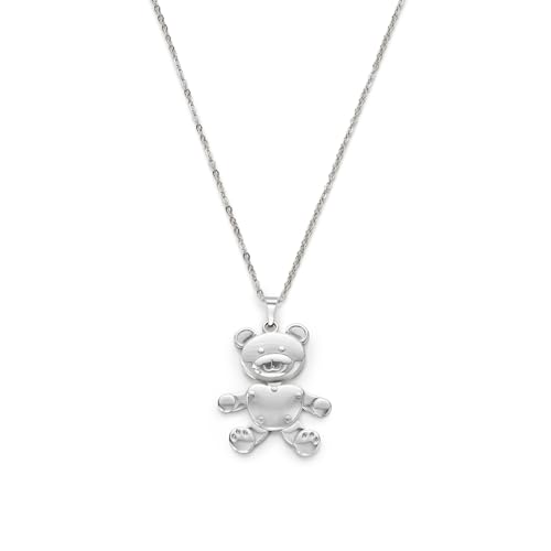 ✨SIMBOLO DI DOLCEZZA: L’orsetto Teddy, simbolo di affetto e tenerezza, aggiunge un tocco delicato e raffinato a qualsiasi look. Ideale per chi ama i dettagli dolci e originali.