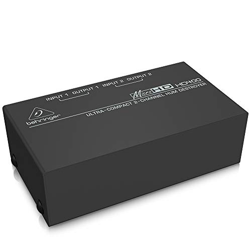Behringer MicroHD HD400 Ultra-Compact 2-Channel Hum Destroyer - Thumbnail 5