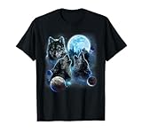 t shirt loup beauf Léger, Coupe classique, manche à double couture et ourlet à la base