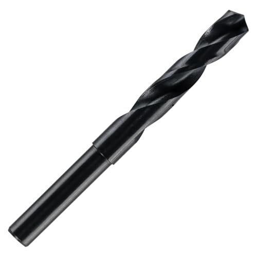 14.5mm HSS Blacksmith Drill Bit - Reduced Shank Drill for Aluminium, Steel, Wood, Plastic, Non-Ferrous Etc. (14.5mm)