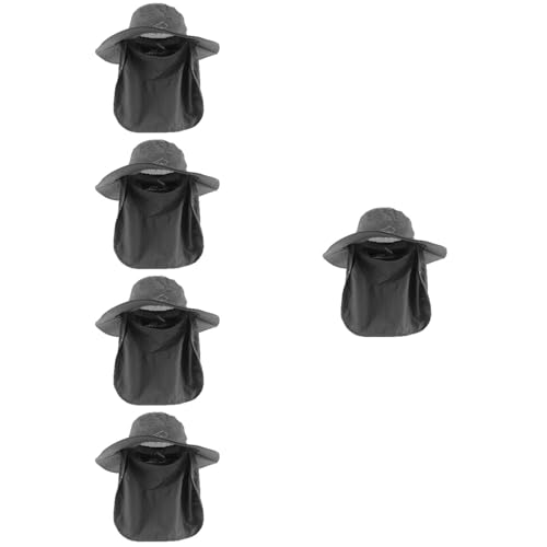 Chapeaux de pêcheur respirants Toyvian lot de 5 protections solaires d'été