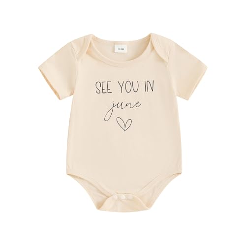 Image of woshilaocai Baby Announcement Bodysuit Pregnancy Reveal for Family | Pregnancy Reveal Ideas&New Baby Surprise for Grandparents, Husband, Aunt, Uncle, Gender Natural Romper, Funny Announcement