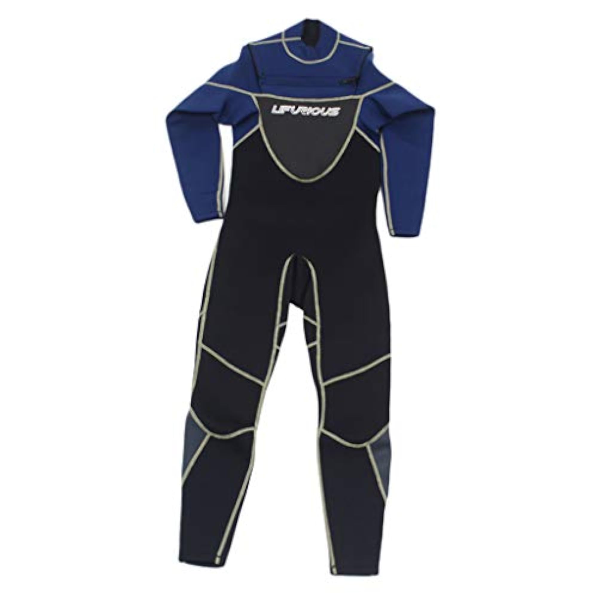 Men 3mm Diving Wetsuit One-Piece Long Sleeve Diving Suit