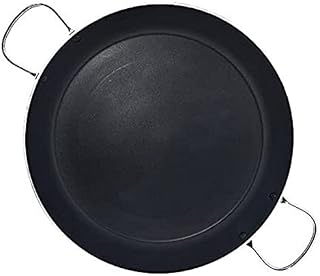 Jata Hogar Paella Pan of 6 Portions with Diffuser, Aluminium, black, 34 cm