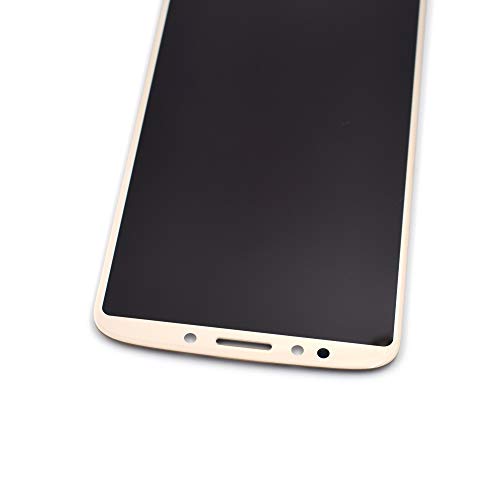Image of LCD Screen Display with Digitizer Touch Panel Without Bezel Frame Compatible with Motorola Moto G6 Play(Golden)