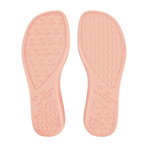 Image of Hot Chocolate Design Women's Mary Jane Flat Shoes - Mary Jane Flat Dress Shoes with Non-Marking Rubber Sole Adjustable Buckle-Strap, Adjustable Buckle-Strap and Cushioned Inner Sole with Arch Support