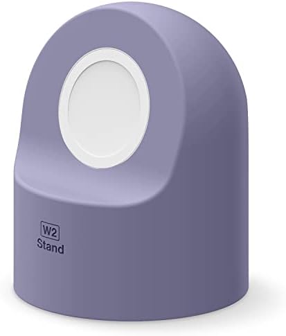 elago W2 Charger Stand Compatible with Apple Watch Series 7/6/SE/5/4/3/2/1  (45mm, 44mm, 42mm, 41mm, 40mm, 38mm), Durable Silicone, Compatible with  Nightstand Mode (Lavender Grey): Buy Online at Best Price in UAE -