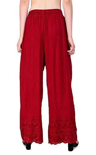 Image of Women's Rayon Half Chicken Palazzo