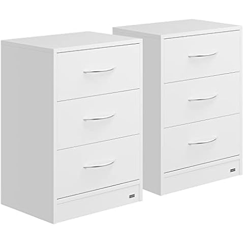 CASARIA Eloise 3-Drawer Bedside Table Cover