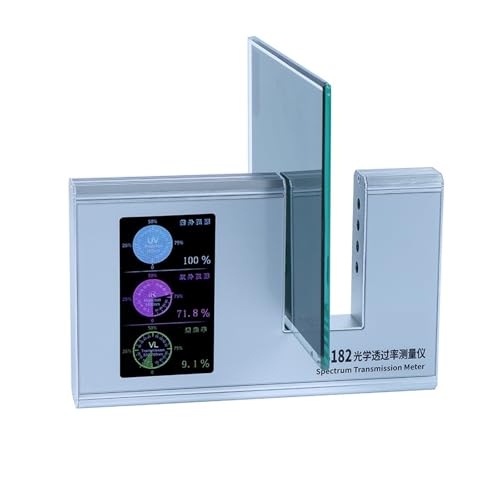 Medidor de transmitancia de luz, medidor de transmisión de película solar de alta precisión para medición UVT, IRT, VLT y SHGC