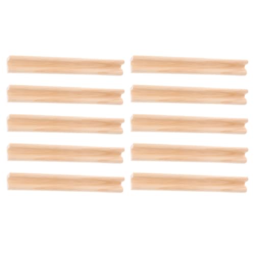 10 Pzas Soportes de Madera para Dominó 19cm