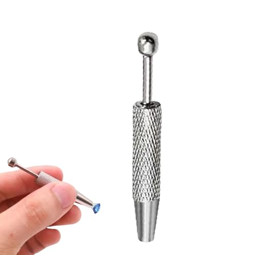 Nail Rhinestone Picker - Strumento glaw gioielli non scivolato 4 per perline, cristalli, borchie | Applicatore in acciaio inox unghie, Tweezer selettore pietre preziose artigianato fai da te e u