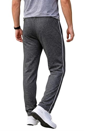 Image of Prince Sports Men's Cotton Track Pant | Comfortable Regular Fit Lower for Gym, Running, Sports & Casual Wear