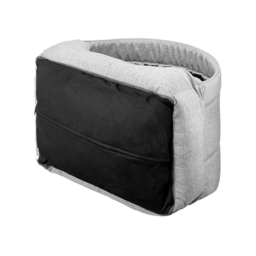 Bjird Hundebett & Hundehütte in einem - Hundehaus mit Dach für kleine und mittelgroße Hunde - Hundehöhle - Hundebox - Hundesofa - Bezug abnehmbar & waschbar - stabiles Hundekorb - 60x 47 cm