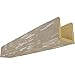 Ekena Millwork BMPC3C0040X120X144WH 3-Sided (U Pecky Cypress Endurathane Faux Wood Ceiling Beam, 4"W x 12"H x 12