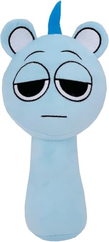 Sprunki Game Plush, Sprunki Toys Plush,Soft Stuffed Animal Pillow Doll Christmas Birthday Gifts for Adult Kids(Light Blue)