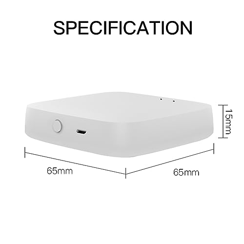 MOES Tuya ZigBee and BLE Multi-Mode Smart Home Gateway WiFi Mesh Hub Work with Tuya ZigBee or BLE Smart Home Devices