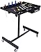 IHDEWFY Adjustable Tear Down Work Table with Wheels Drawer, Rolling Work Table, Rolling Tool Tray, Heavy Duty Workbench, Portable Mobile Work Tables for Garages Repair Shops Warehouse 220lbs Black