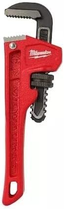 48-22-7106 6 In L 3/4 In Cap. Cast Iron Straight Pipe Wrench For Milwaukee Tool,Jaw Capacity 3/4 in