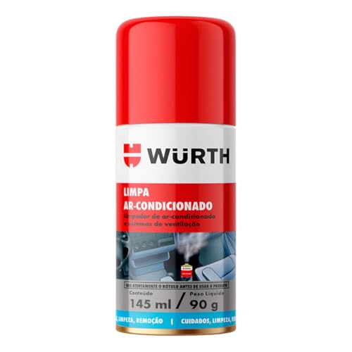 Higienizador Limpa Ar Condicionado Wurth Carro Novo 145m