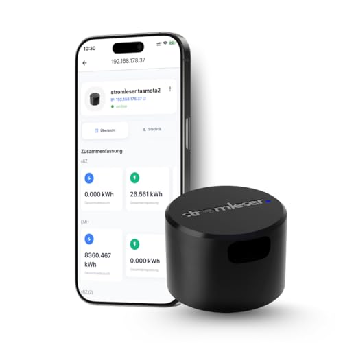 Stromleser WIFI Smart Meter IR Lesekopf - Stromzähler auslesen WLAN Mit Tasmota Software für Smart Home Integration Keine Stromverschwendung mehr