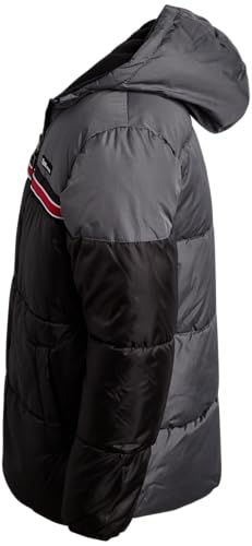 Image of iXtreme Boys Puffer Jacket - Wind & Water Resistant Soft Fleece Lined Warm Winter Jacket for Boys with Winter Hat