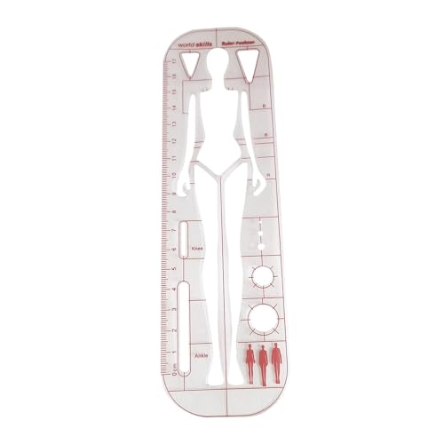 JISADER Woman Body Model Ruler for Fashion Designing Pattern Makers Dressmaking
