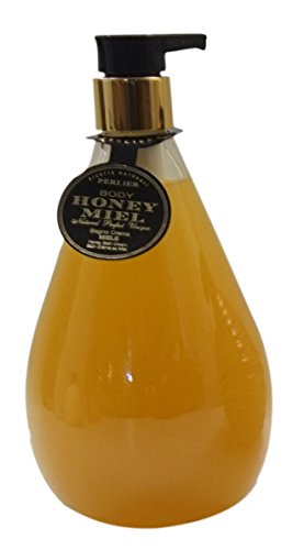 Perlier:"Honey Miel" Bath and Shower Cream with Honey 16.9 Fluid Ounces (500ml) Bottle [ Italian Import ]