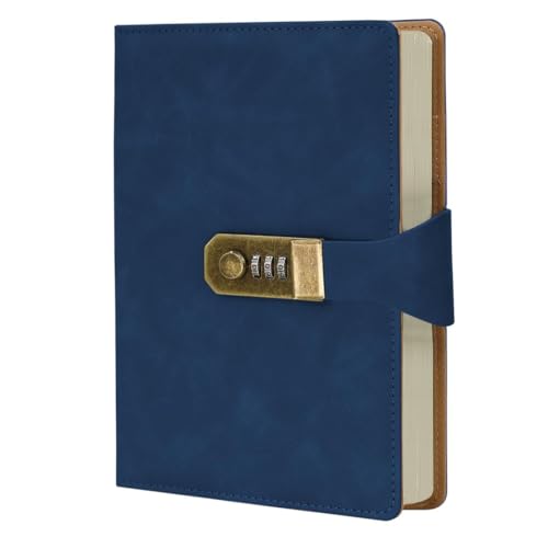 LUMAI Caderno Diário com Cadeado e Senha A5 288 Páginas Capa Cour...