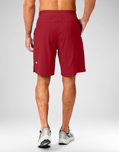 Image of Soothfeel Men's Running Shorts with Zipper Pockets 9 inch / 7 inch / 5 inch Quick Dry Eight Basketball Gym Workout Athletic Shorts