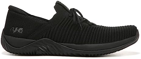 Ryka Women's Echo Knit Fit Slip-On Sneaker Black 9 W | Image 1