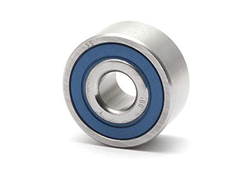 Rodamiento de bolas de acero inoxidable SS-5208-2RS 40 x 80 x 30,2 mm