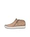 ECCO Women's Soft 7 Side Zip Bootie Sneaker, Nude Nubuck, 8-8.5