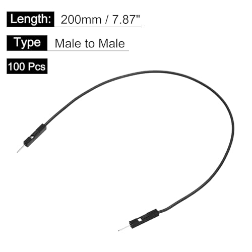 Cables de cinta para tablero de pruebas macho-macho de 1 pin, 100 unidades 2