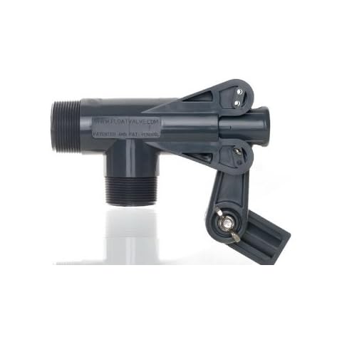 Kerick Valve PS150SS PVC Float Valve, Standard Mount, 124 gpm at 50 psi, 1-1/2" NPT Male Cover