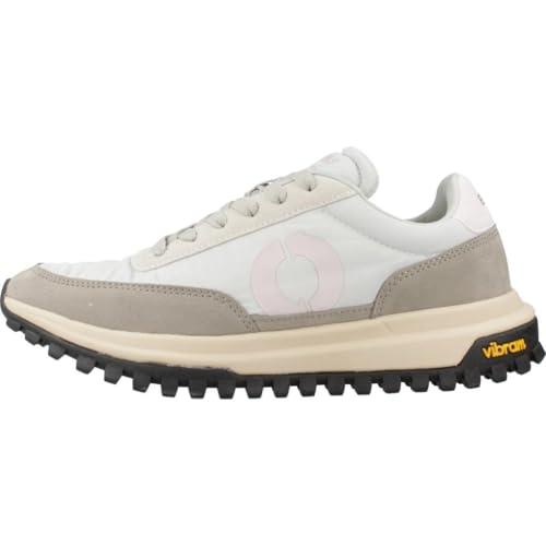 Ecoalf Para Mujer. MCWSHSNFEROE0446W24-301 Zapatillas Feroe Azul (38), Plano, Cordones, Casual, Gris, Sostenible - 2