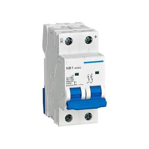 Disjoncteur miniature NB1-63DC 2P C20A pour éviter les surcharges de courant continu