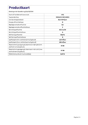 Hotte Intégré AEG DEB1621S - vue 7