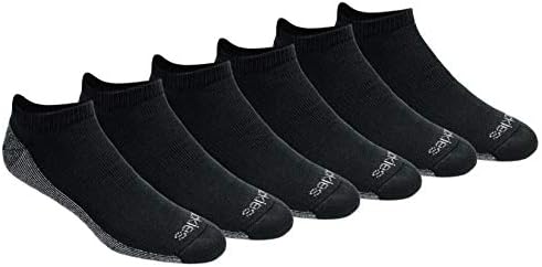 Dickies mens Dri-tech Moisture Control 6 Pairs No Show Socks Socks (pack of 12)