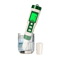 5-In-1 PH Messgerät, Digital Wasserqualität Tester, Messung pH, TDS, EC, Temperatur, Präzision ±0.1, Wasser pH Messgerät für Pool, Trinkwasser, Aquarium, Hydroponik, Gartenarbeit, Schwimmbäder