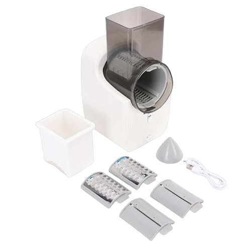 Rallador eléctrico de verduras Kikumi blanco miniatura 6