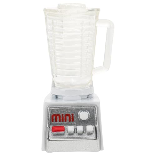 TEHAUX ミニジューサー抽出器モデル:ドールハウスキッチンミニチュアオーナメント - 小さな手動ブレンダーおもちゃ - ごっこ遊び用ミニドールハウスアクセサリー