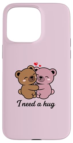 I Need a Hug ? Two Sweet Bear �X�}�z�P�[�X iPhone 15 Pro Max �p
