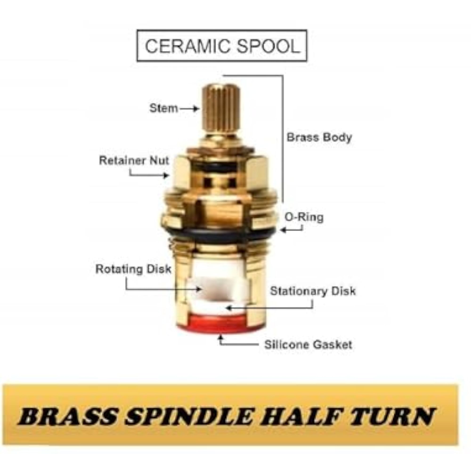 Stainless Steel Long Body Tap with Wall Flange